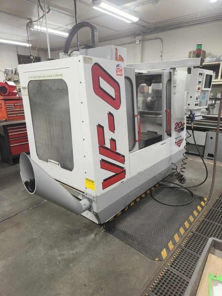 Haas VF-0 VMC, 1999 – Chip Auger, 20 Tool ATC, Recently Serviced, Video Available