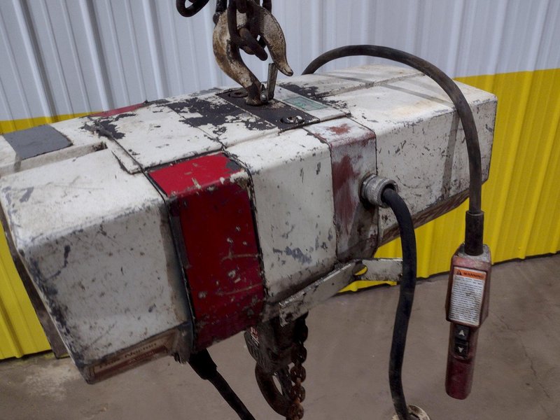 1-1/2 TON COFFING MODEL EC-2012.3 ELECTRIC CHAIN HOIST: STOCK 18706