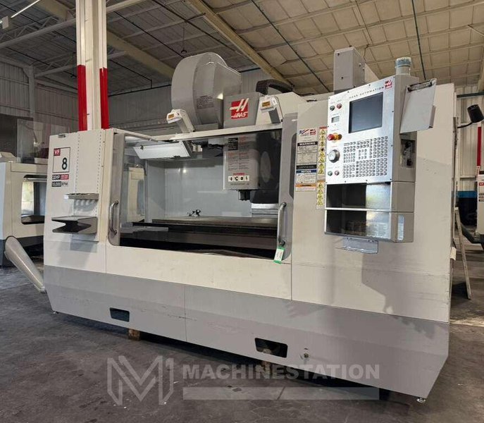 Haas VF-8D/40 CNC Vertical Machining Center -15,000 RPM 4th Axis Ready Mill