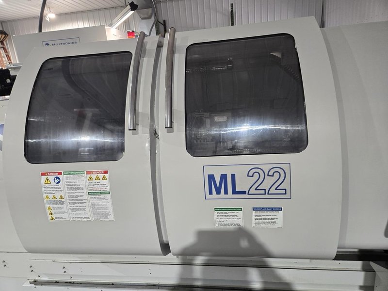 Milltronics ML22 CNC Lathe, 2006 – Tailstock, Live Tooling, C-Axis