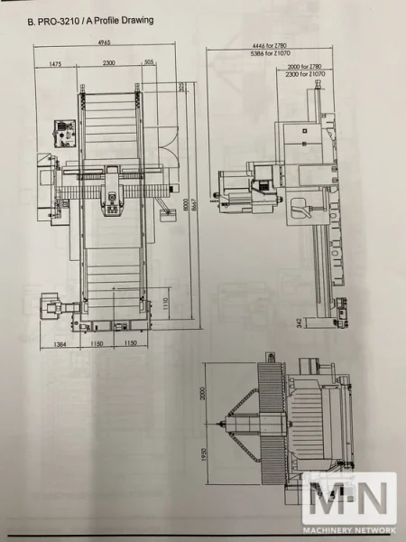 Mighty Viper PRO-3210 CNC Vertical Bridge Mill - New 2007