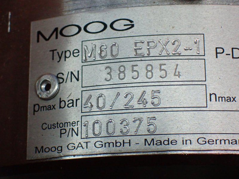 MOOG GAT M60 EPX2-1 GAT ROTARY UNION  -  120122014696