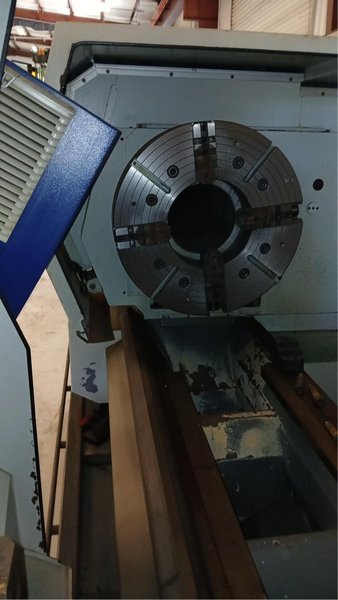 Weiler E90 x 3000 CNC Lathe, 2012 – 10″ Bore, Weiler CNC Control, Steady Rest, Chip Conveyor