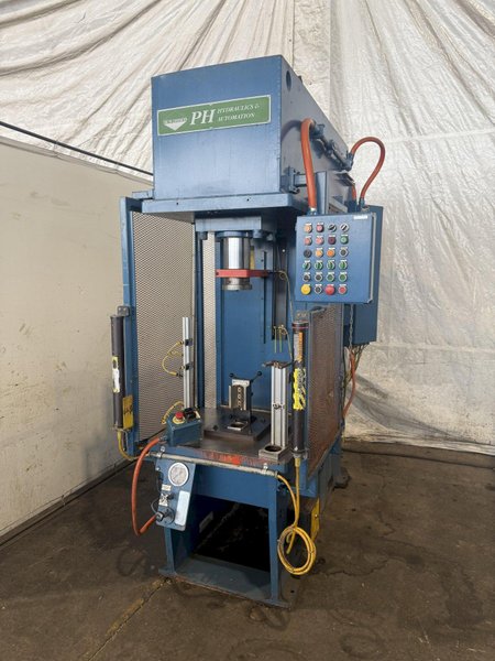50-TON PH OGF-50 HYDRAULIC C-FRAME PRESS. STOCK #1112325