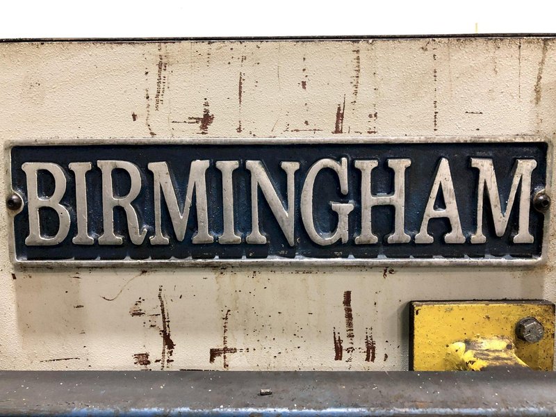 48" X 3/16" BIRMINGHAM MODEL #H-0445 HYDRAULIC SHEAR: STOCK #16941