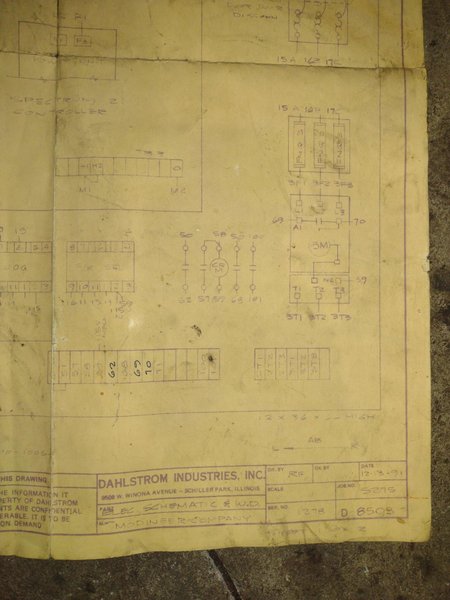 20 STAND X 1.5” DAHLSTROM MODEL 400-20OB ROLLFORMER 12” ROLLSPACE: YOBRO #24857
