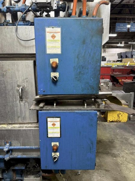 24" WIDE BELT CAE RANSOHOFF 4-STAGE STAINLESS STEEL BELT CONVEYOR PARTS WASHER &amp; RUST INHIBITOR. STOCK # 0545226