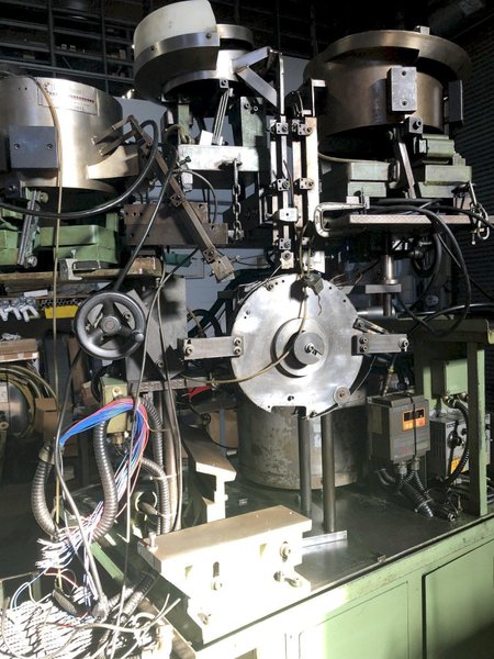 #1015 Kyoei Model SR-15 Micro - Form and Thread Rolling Machine w Sanmei TH1-AV Sems Unit