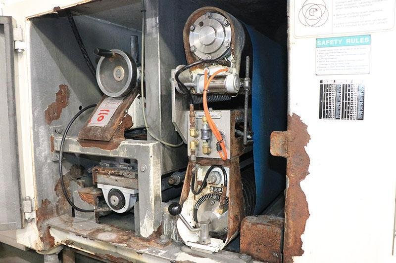 37&quot; TIMESAVERS, LYNX SERIES, WET TWO HEAD BELT GRINDER, DEBURRING &amp; FINISHING, MODEL: LYNX 37MWT-DB-60