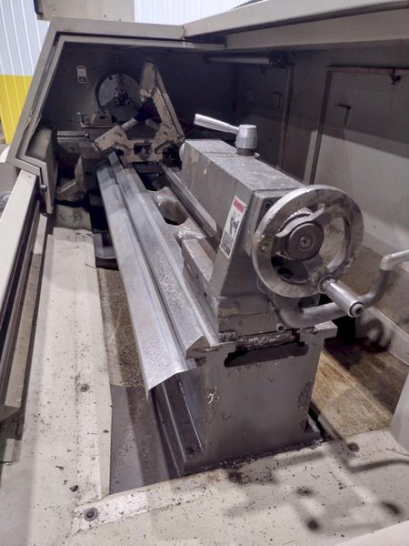 20" X 80" NARDINI MODEL LOGIC 250G CNC FLAT BED LATHE TURNING CENTER, 3.125" HOLE: STOCK #19739