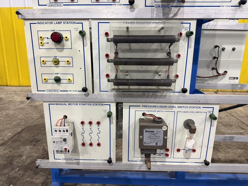 AMATROL MODEL #85-MT5 MOTOR CONTROL SYSTEM TRAINING &amp; TESTING STAND: YOBRO #24916