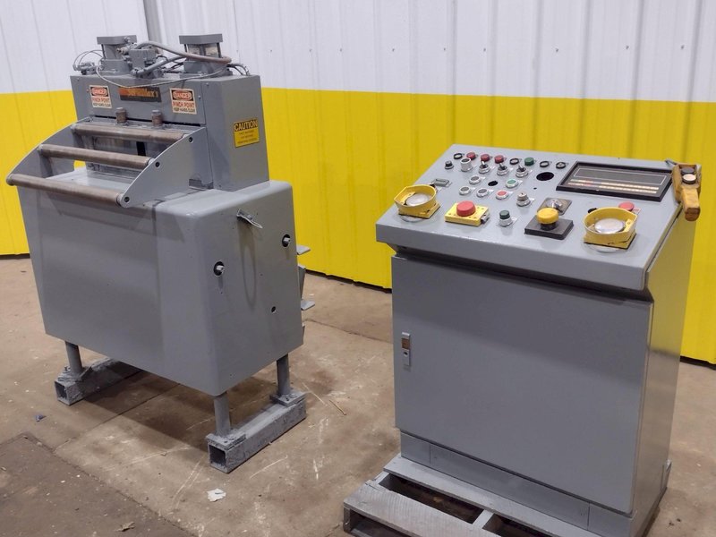 24" COOPER-WEYMOUTH MODEL MAX-II SERVO FEEDER &amp; CONTROLS: STOCK #18171