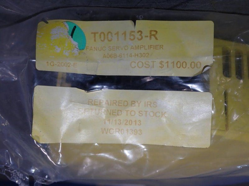 FANUC SERVO AMPLIFIER MODULE  -  A06B-6114-H302