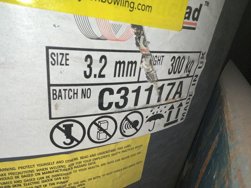 1/8&quot; X 600# COREWIRE MODEL #CW-S1 WELDING WIRE: STOCK 13289