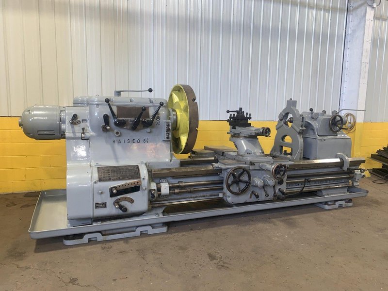 50&quot; X 72&quot; AXELSON MODEL 32 HEAVY DUTY ENGINE LATHE, 2.5&quot; HOLE: STOCK #13104