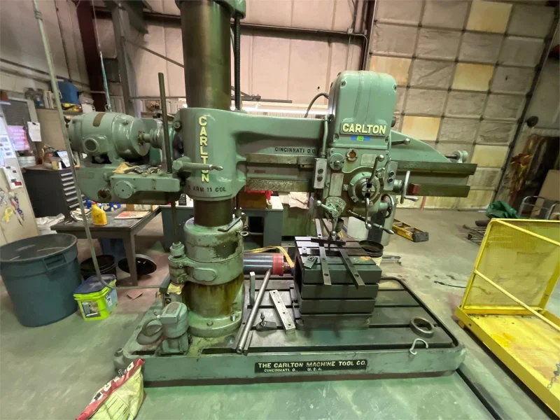 5' X 11" CARLTON RADIAL ARM DRILL: YOBRO #25176