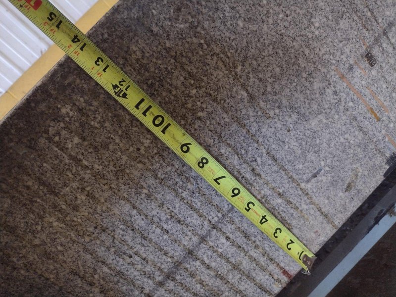 8&#039; X 4&#039; X 14&quot; CHALLENGE PRECISION LAYOUT INSPECTION GRANITE TABLE: STOCK #23789