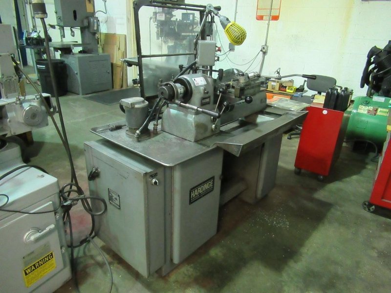 Hardinge DV-59 Second Operation Lathe, Vbl Speed, End Turret, Prod X Slide, 5C Collets- Auction Item