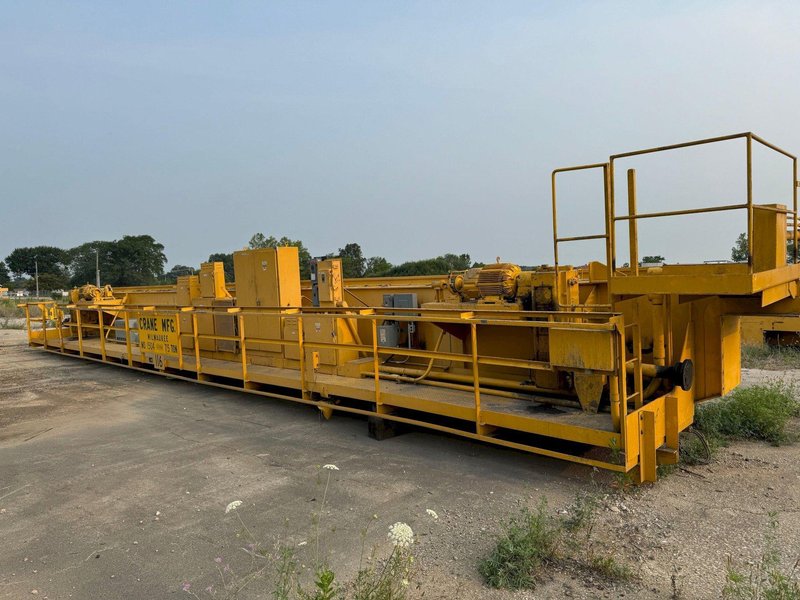 75 TON X 57' SPAN CRANE MFG OVERHEAD BRIDGE CRANE. STOCK  # 0790324