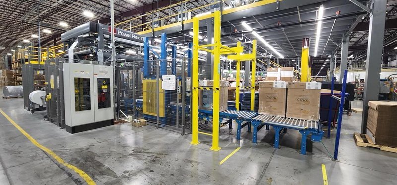 Lachenmeier HP121T Stretch Hooder – 2016 – Automated Pallet Stretch Bagger