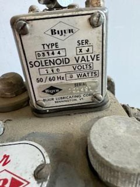 Bijur Mist Lubricator. Stock #10002