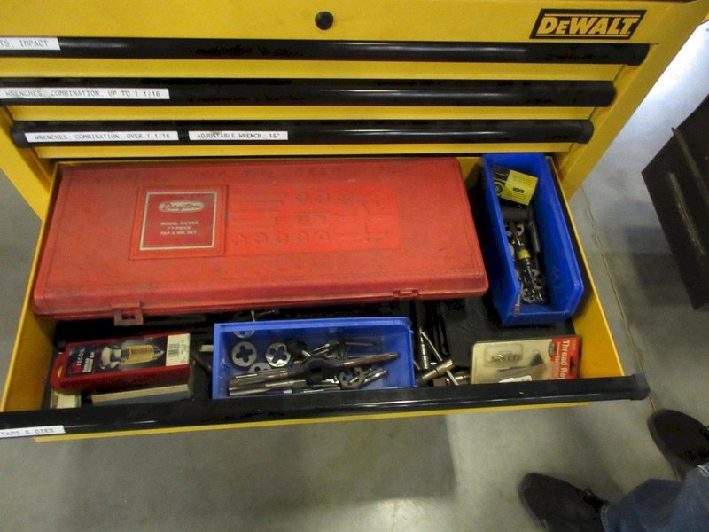 Dewalt 11-Drawer Rolling Tool Chest with Top and Bottom Units and Contents- Auction Item