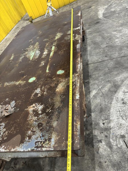 20,000 LBS (10 TON) x 120&quot; x 60&quot; STEEL WITH HARD TIRE TRANSFER CART CAR:  STOCK #23236