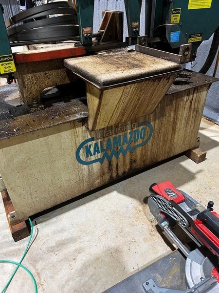 18.5" X 10.6" CLAUSING KALAMAZOO MS1318SA MITERING HORIZONTAL BAND SAW