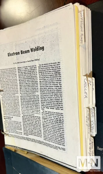 Sciaky Electron Beam Welding System 112”x102”x66”