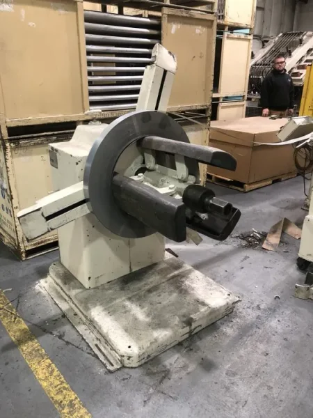 AMERICAN STEEL INE 4,000 LB X 24&quot; UNCOILER, STOCK # 13872T