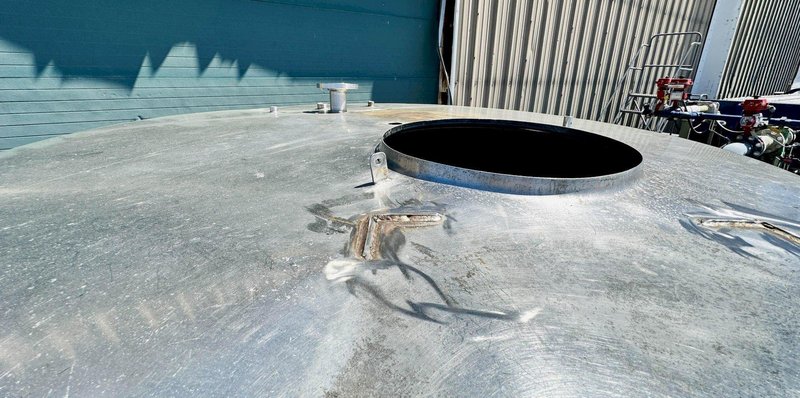 Perma-San 1000 Gallon Jacketed Stainless Steel Storage Tank / Vessel