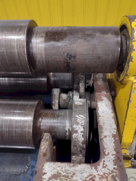 8' X 1/4" BIRMINGHAM MODEL #RH-0806 HYDRAULIC DOUBLE PINCH PLATE ROLL 2007: YOBRO #25022