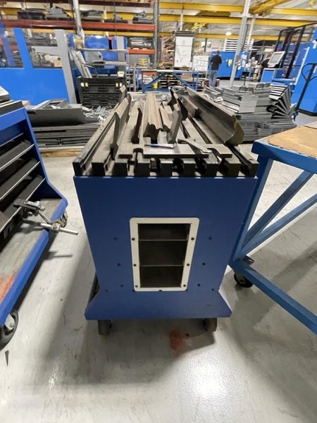 88 Ton x 8′ Amada RG 80 Press Brake, 1982 – Tooling, Backgauge