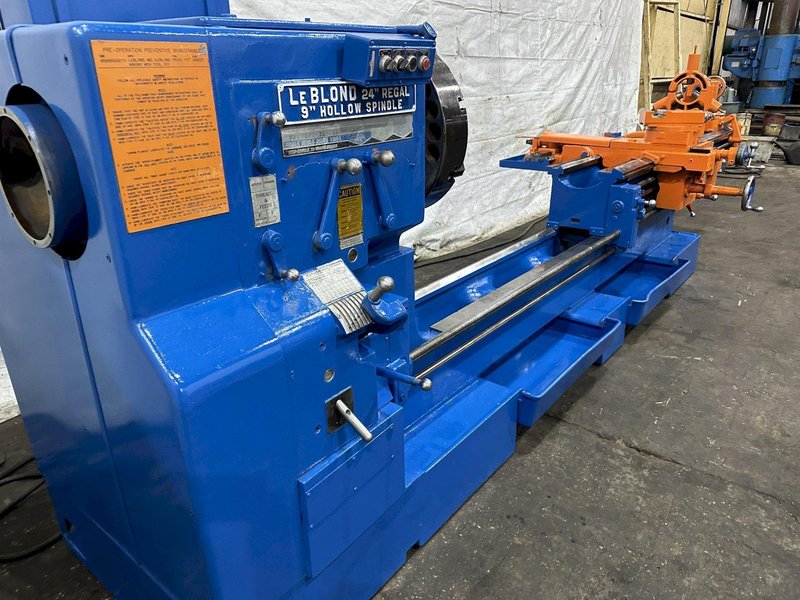 26" X 96"/ 52"X 156"  LEBLOND SLIDING BED HOLLOW SPINDLE ENGINE LATHE: STOCK #76334