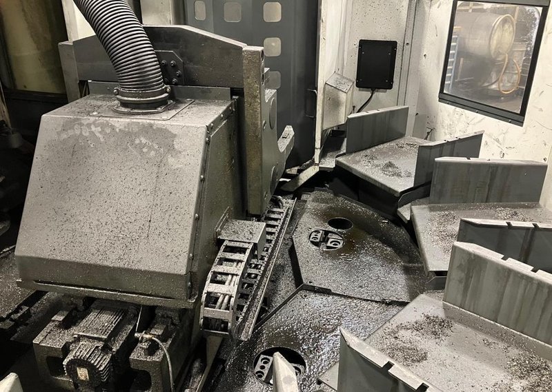 Haas EC-400-PP HMC, 2012 – 6 Station Pallet Pool, 70 Tool ATC, Renishaw Probe