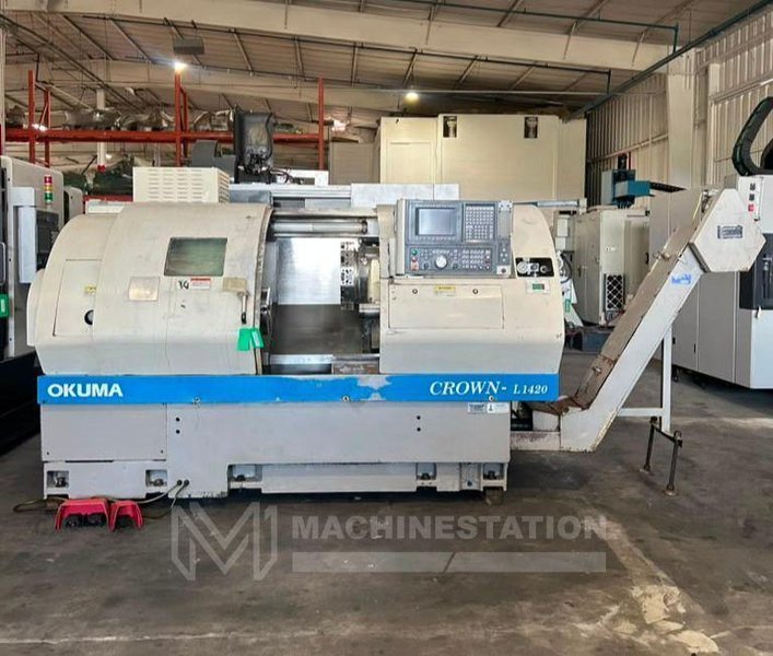 Okuma Crown 769S L1420/650 CNC Turning Center – 12″ Chuck Lathe