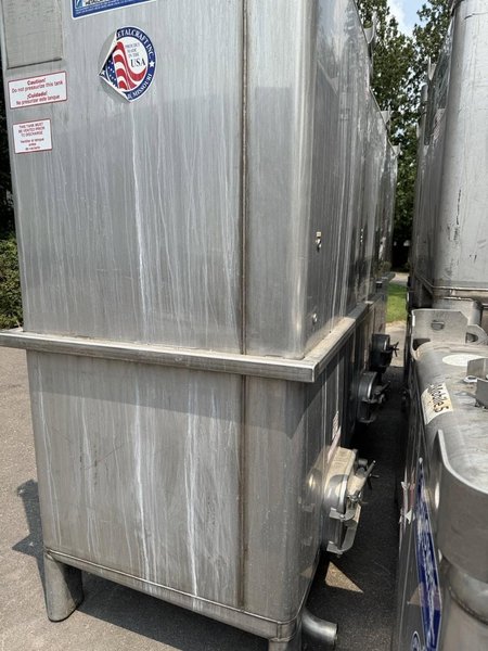 Custom Metalcraft TranStore 720 Gallon 304 Stainless Steel Jacketed Process Tank, 2014- 6 Total