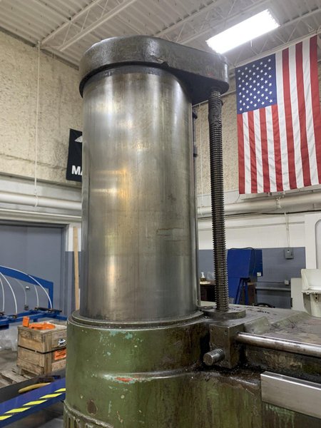 4' 12" OOYA Model RE-1225H Radial Arm Drill, S/N 0A7-2784.