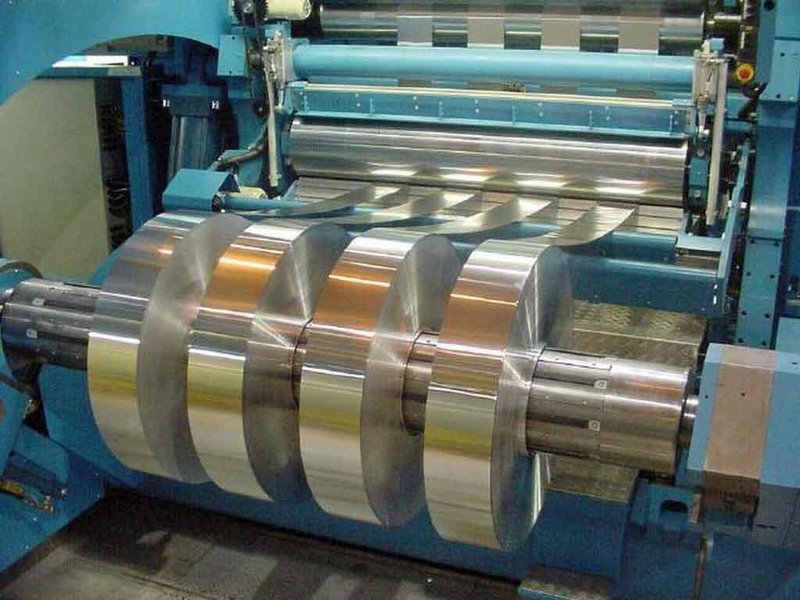 72" x 0.015" x 40,000lb Kampf Aluminum Slitting Line