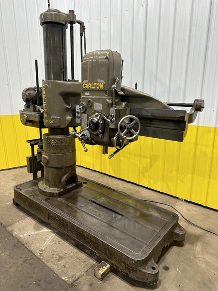 4&#039; X 11&quot; CARLTON MODEL #1A RADIAL DRILL: STOCK #19439