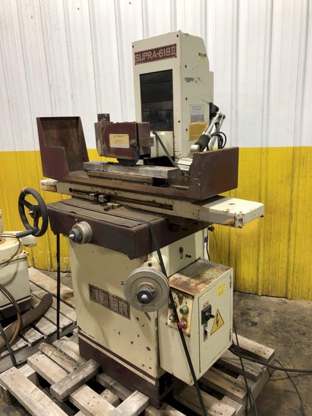 6” X 18” ACER MODEL SUPRA-618II HYDRAULIC HORIZONTAL SURFACE GRINDER: STOCK #14510