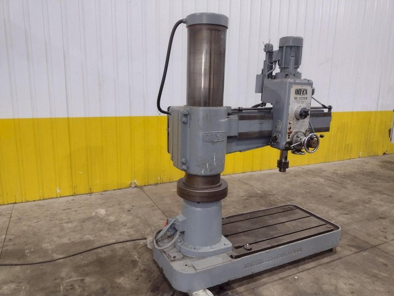 4' X 12" OOYA MODEL #RE-1225H RADIAL DRILL: YOBRO #25981