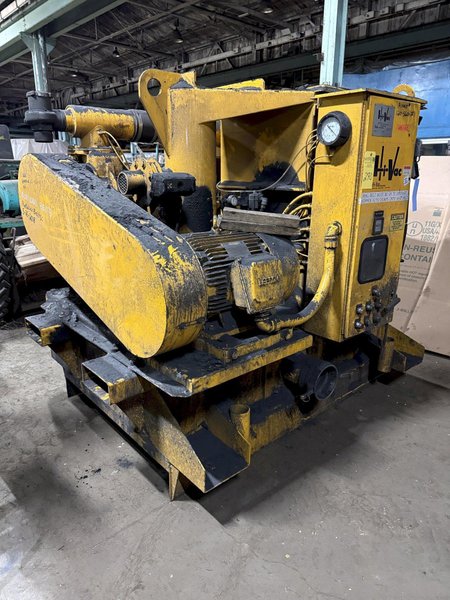 Hi-Vac model 450 50hp vacuum s/n HV 3164, 53275 hours , stationary mounted