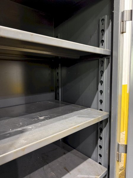 60" WIDE X 24" X 78" STRONGHOLD 2 DOOR HEAVY DUTY STORAGE CABINET: YOBRO #25388
