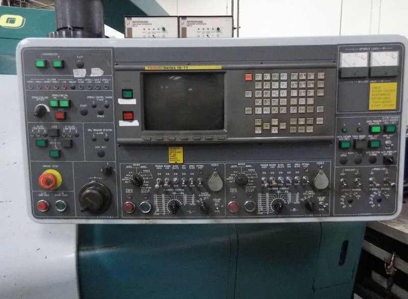 Nakamura Tome TW-20, Twin Spindle/Turret CNC Lathe, 1998 – Fully Loaded, LNS Load/Unload, Probe, Tooling Included