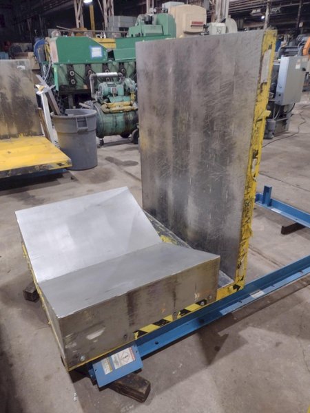 4,000 LBS X 48" X 48" MAX MODEL #LPTT-UP-40-90 HYDRAULIC TILT UPENDER 90 DEGREE FLIP TABLE: YOBRO #25894