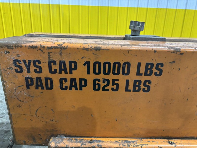 10,000 LBS X 50' X 8' PERMADUR SERIAS 816 VACUUM SHEET LIFTER WITH UNIVAC 1500 GENERATOR: STOCK 22460