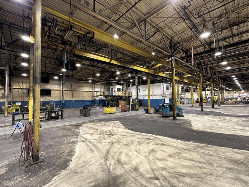 3 TON X 14&#039; WIDE X 130&#039; LONG MPH / BUDGIT OVERHEAD FREE STANDING CRANE SYSTEM: STOCK #20675
