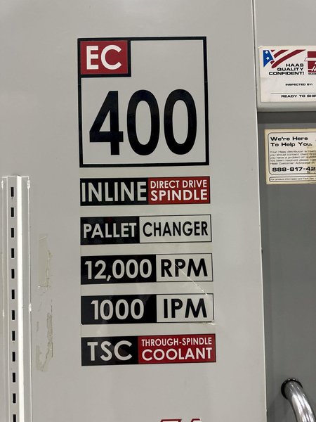 Haas EC-400-1DEG Used CNC Horizontal Machining Center For Sale - 2006