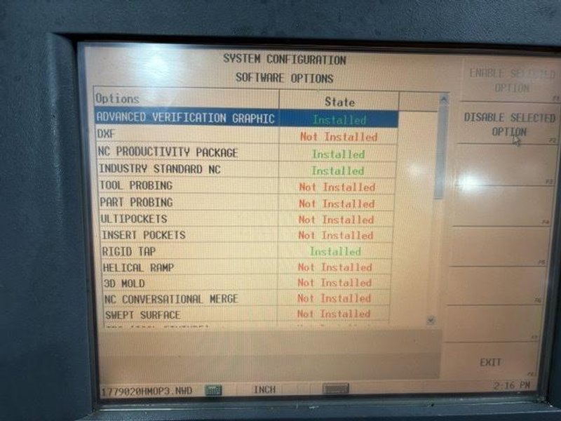 Hurco VMX-50 VMC, 2012 – WinMax Software, Chip Conveyor, Under Power